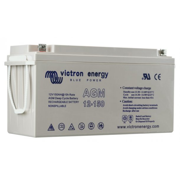 Victron Battery - 12V/165Ah AGM Deep Cycle Batt.