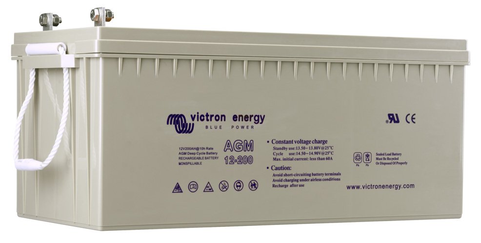 Victron Energy BAT412201084 Batterie 220Ah 12V AGM Deep Cycle Victron Energy Photovoltaïque Nautique 