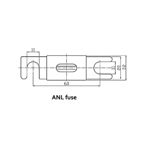 ANL-fuse 400A/80V for 48V products (1 stk)