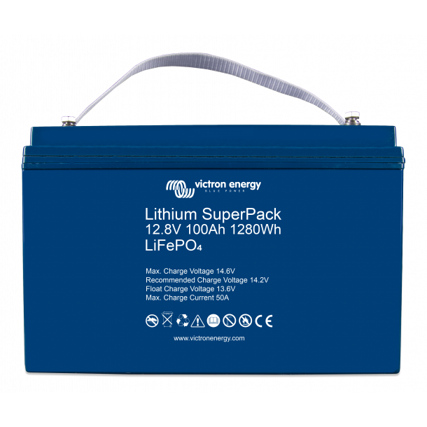 Lithium SuperPack 12,8V/100Ah High current (M8)