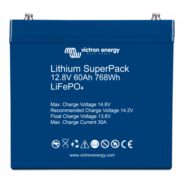 Lithium SuperPack 12,8V/60Ah (M6)
