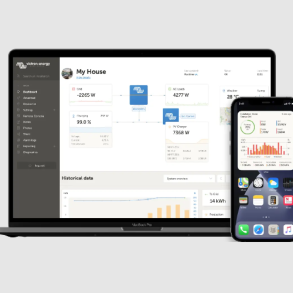 Ops�tning/Justering af Victron Enhed