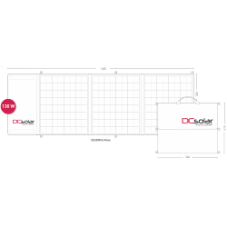 DCSolar Power Move 130W Foldbart solpanel